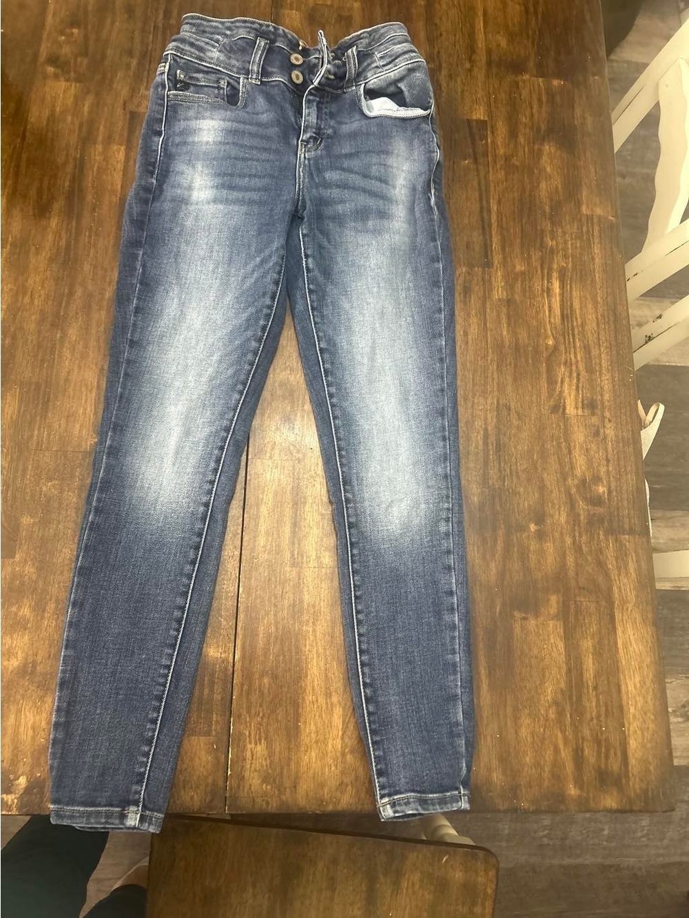 KanCan Faded Blue High-Rise Skinny Jeans